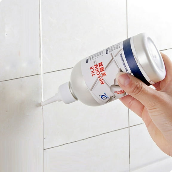 Frogued Tile Grout Paint 280ml Tile Filling Reform Squeeze Tube Tile Grout Waterproof Tile Seam Beauty Agent Floor Tile Gap Refill Restorer Sealant Ceramic Floor Tile Joint Filler 3pcs