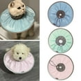 thumbnail image 1 of Frogued Waterproof Cat Recovery Collar Protective Neck Collar for Cats After Surgery to Stop Licking Scratching Adjustable Soft Cone for Wound Care (Green,S), 1 of 10