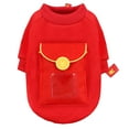 thumbnail image 1 of Frogued Winter Dog Sweater with Red Envelope New Year Pet Clothing For Spring Festival (Red,XL), 1 of 9