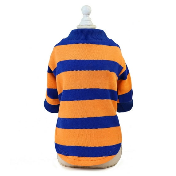 Frogued Winter Warm Soft Wool Dog Puppy Knitted Sweater Cat Pets Clothes Costume Apparel (Orange Yellow,2XL)