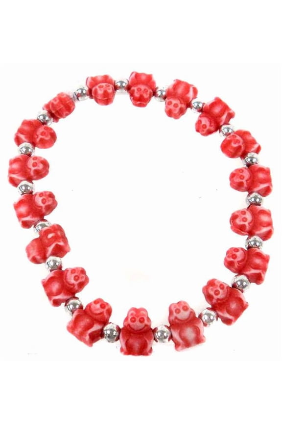 Frogz Red Frogs Bracelet