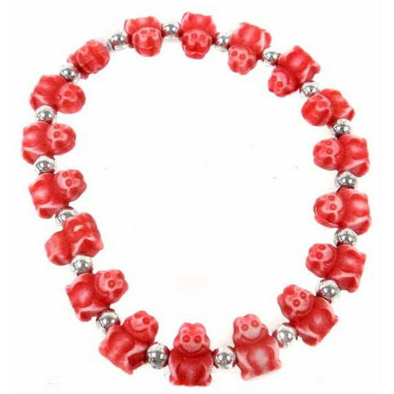 Frogz Red Frogs Bracelet