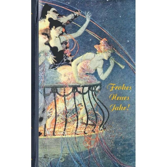 Frohes neues Jahr! (Notizbuch): Notizbuch, Neujahr, NeujahrsgruÃ, Silvester, GruÃkarte, Notebook, Einschreibbuch, Tagebu, (Paperback)
