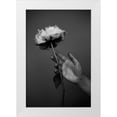 thumbnail image 1 of Frolova, Antonida 13x18 White Modern Wood Framed Museum Art Print Titled - Peony, 1 of 4