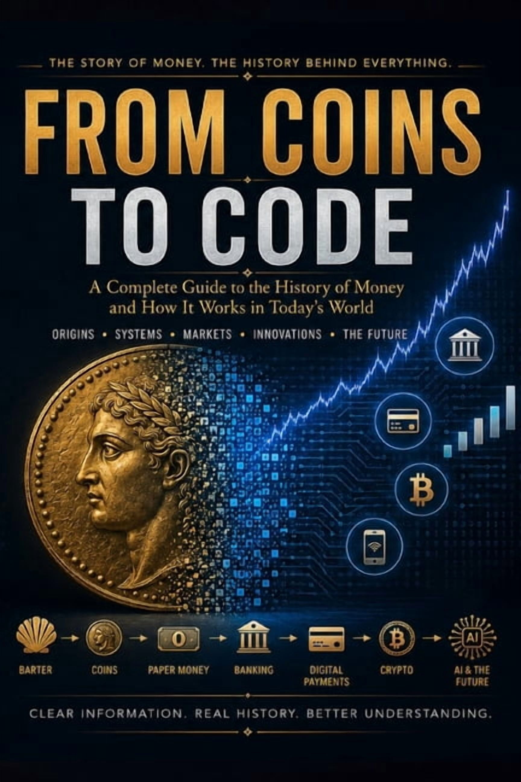 From Coins to Code: A Beginner's Guide to the History of Money, Modern Finance, and How the Money System Works Today, (Paperback)
