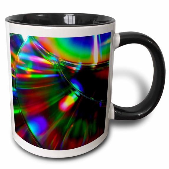 3drose, from Deep Space, 11oz Two-tone Black Mug