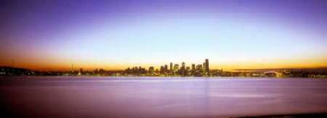 From Elliott Bay I Canvas Art - Bob Stefko (10 x 20)