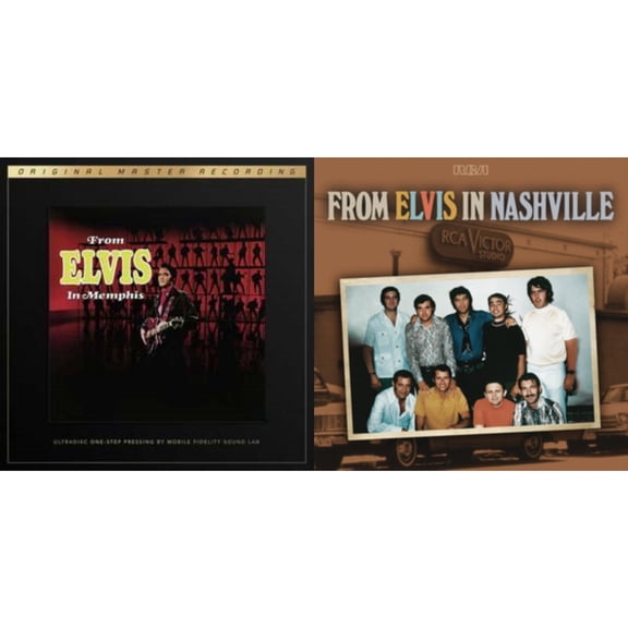 From Elvis In Memphis (2LP/180G/45RPM Supervinyl Ultradisc One-Step/Original Masters/Limited) & From Elvis In Nashville (2LP)