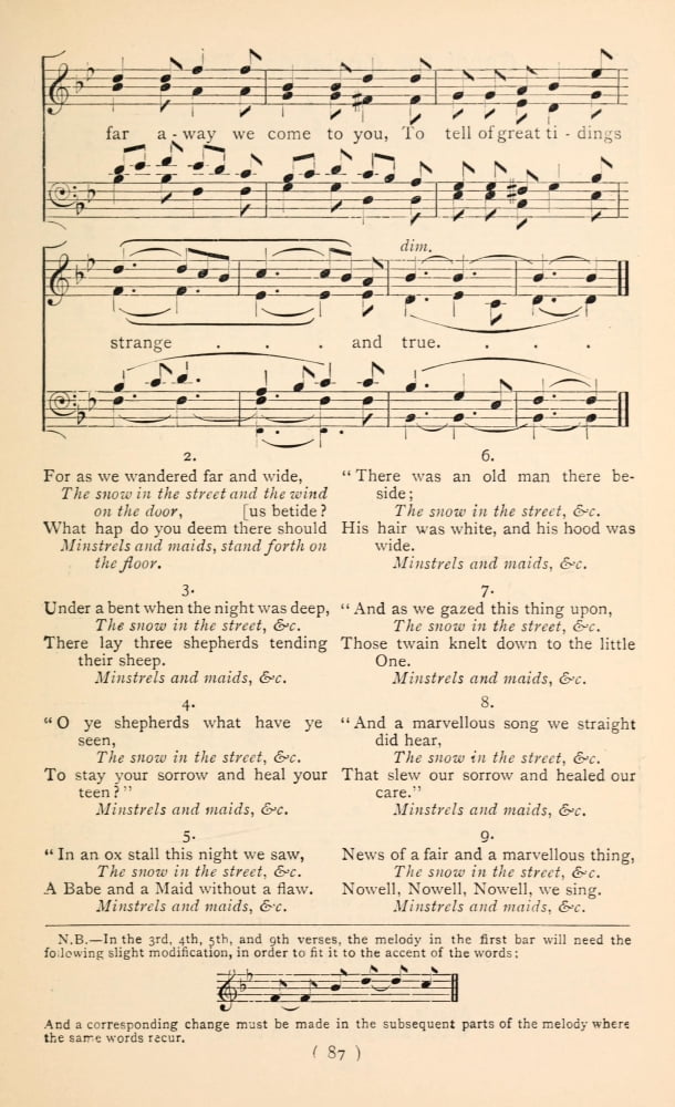From Far Away 2 Christmas Carols New & Old 1850 Canvas Art - (18 x 24)