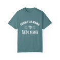 thumbnail image 1 of From Fur Mama To Baby Mama | Maternity | Maternity Clothes | Baby Bump | Dog Mom | Dog Lover Gift Unisex Garment-Dyed T-shirt, 1 of 4