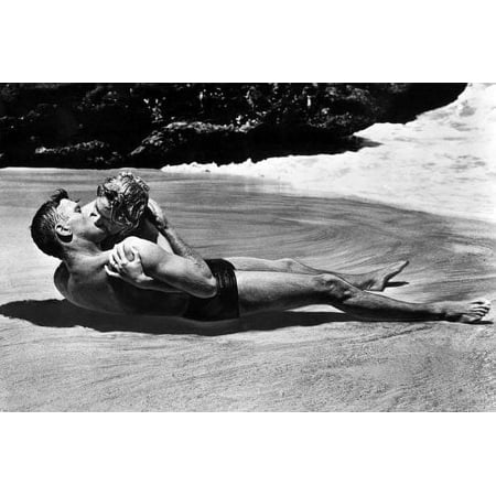From Here To Eternity Burt Lancaster Deborah Kerr Movie Poster 20x30