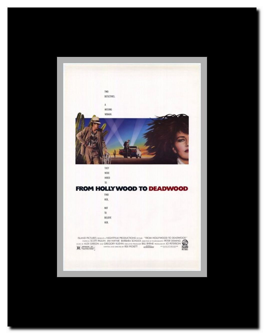 From Hollywood to Deadwood Framed Movie Poster