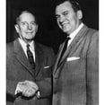 thumbnail image 1 of From Left Retired General Douglas Macarthur Congratulates Preston J. Moore History (24 x 36), 1 of 1