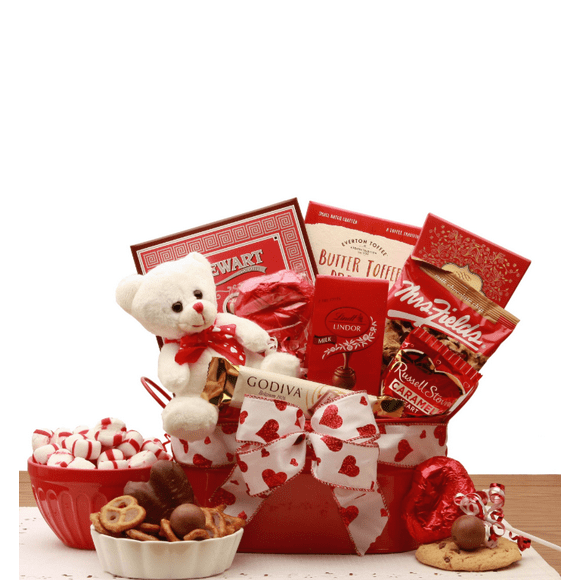From My Heart Valentines Day Gift Basket Set