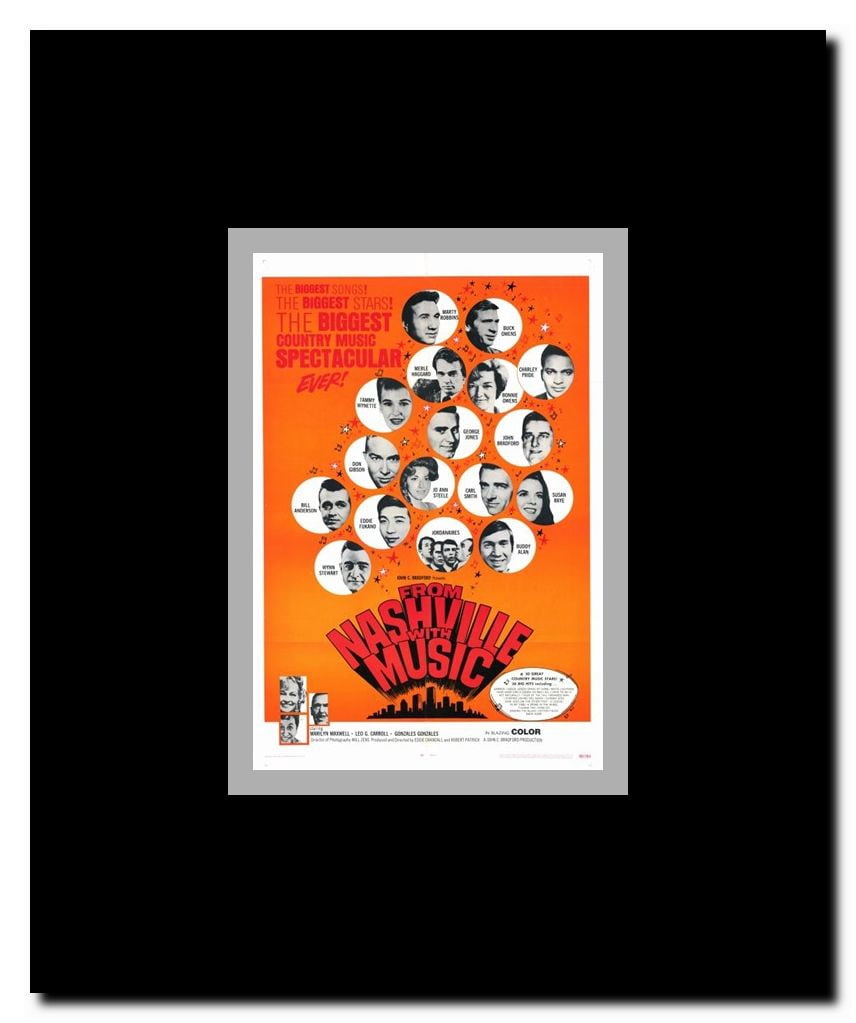 From Nashville with Music Framed Movie Poster
