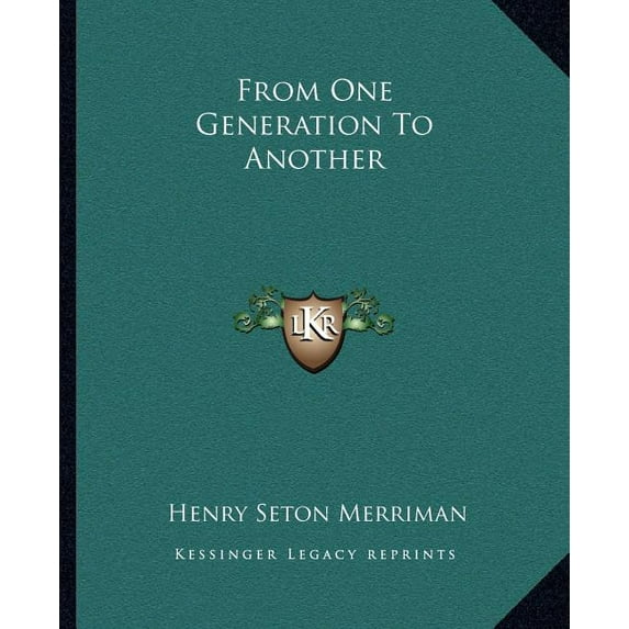 From One Generation To Another (Paperback)