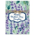 thumbnail image 1 of From Parents Lavender Mother's Day Card, Single Card with Envelope, Happy Mothers Day Sentiment to Daughter, 1 of 6