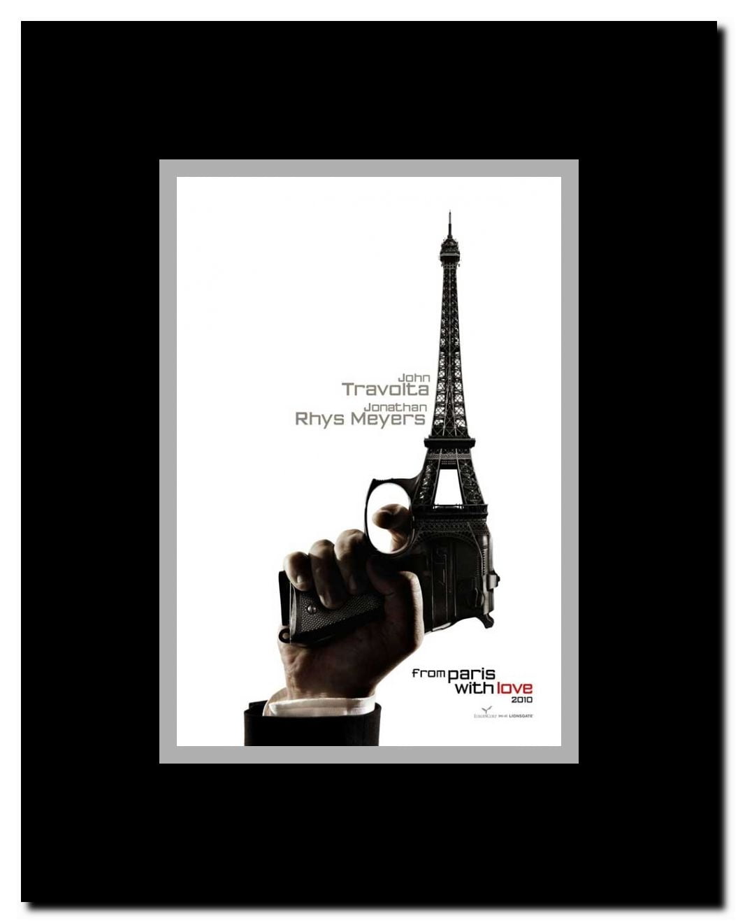 From Paris with Love Framed Movie Poster