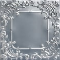 thumbnail image 1 of From Plain To Beautiful In Hours Baby's Breath Lacquered Steel Tin Plated Lay-in Ceiling Tile 6 Pcs 2 ft. x 2 ft., 1 of 3