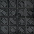 thumbnail image 1 of From Plain To Beautiful In Hours Carnivale Satin Black Tin Plated Nail Up Ceiling Tile 6 Pcs 2 ft. x 2 ft., 1 of 5