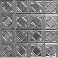 thumbnail image 1 of From Plain To Beautiful In Hours Carnivale Steel(Unfinished) Tin Plated Nail Up Lay-in Ceiling Tile 12 Pcs 2 ft. x 2 ft., 1 of 5