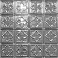 thumbnail image 1 of From Plain To Beautiful In Hours Clover Steel (Unfinished) Tin Plated Lay-in Ceiling Tile 6 Pcs 2 ft. x 2 ft., 1 of 2