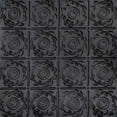 thumbnail image 1 of From Plain To Beautiful In Hours Crowning Glory Satin Black Tin Plated Nail Up Ceiling Tile 6 Pcs 2 ft. x 2 ft., 1 of 1