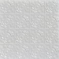 thumbnail image 1 of From Plain To Beautiful In Hours Crowning White Tin Plated Lay-in Ceiling Tile 6 Pcs 2 ft. x 2 ft., 1 of 1