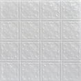thumbnail image 1 of From Plain To Beautiful In Hours Florentine White Tin Plated Lay-in Ceiling Tile 6 Pcs 2 ft. x 2 ft., 1 of 3