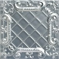 thumbnail image 1 of From Plain To Beautiful In Hours Romeo, Romeo Lacquered Steel Tin Plated Nail Up Ceiling Tile 12 Pcs 2 ft. x 2 ft., 1 of 4
