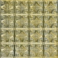 thumbnail image 1 of From Plain To Beautiful In Hours Tiny Tiptoe Gold Nugget Tin Plated Nail Up Ceiling Tile 12 Pcs 2 ft. x 2 ft., 1 of 9