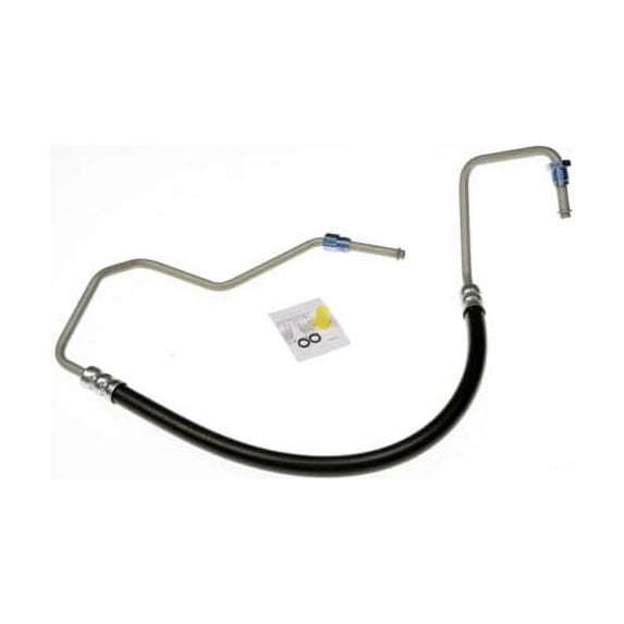 From Pump Power Steering Pressure Line Hose Assembly - Compatible with 1997 - 1998 GMC C6500 Topkick