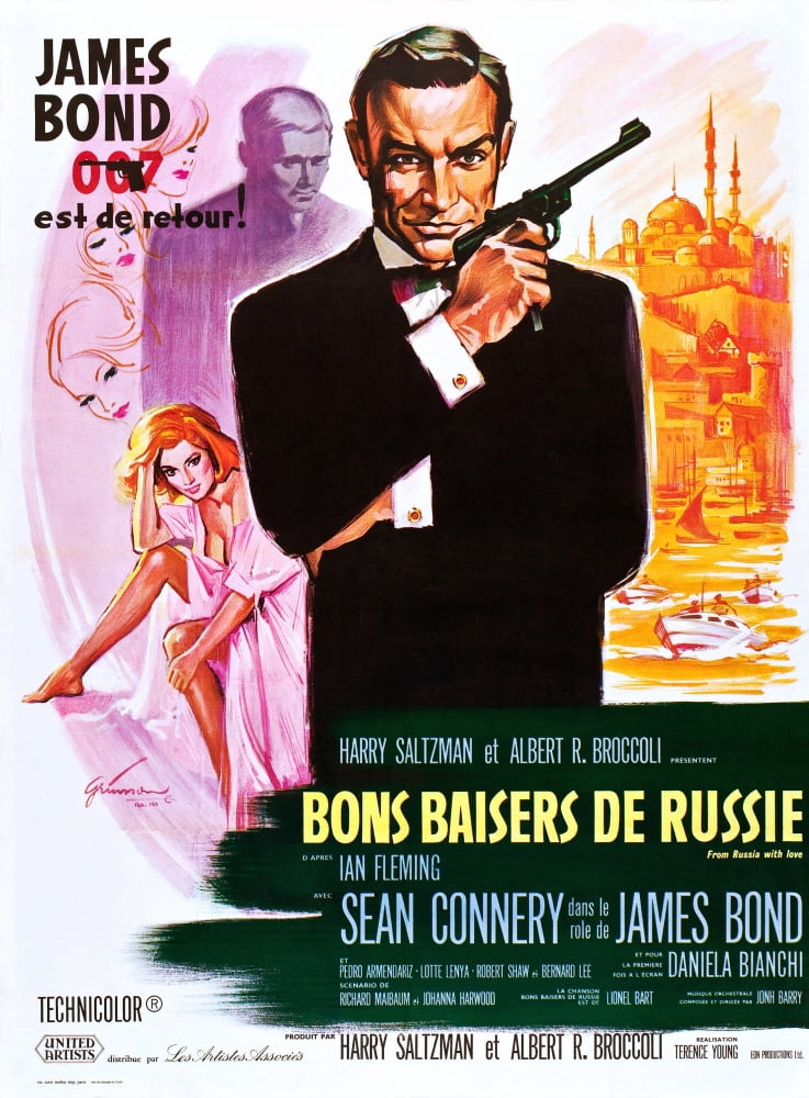 From Russia With Love (Aka Bons Baisers De Russie) Canvas Art - (24 x 36)