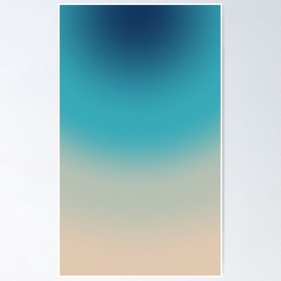 From Sea to Sand. Fading Colors No.1! UNFRAMED Poster, 12x18 - Walmart.com