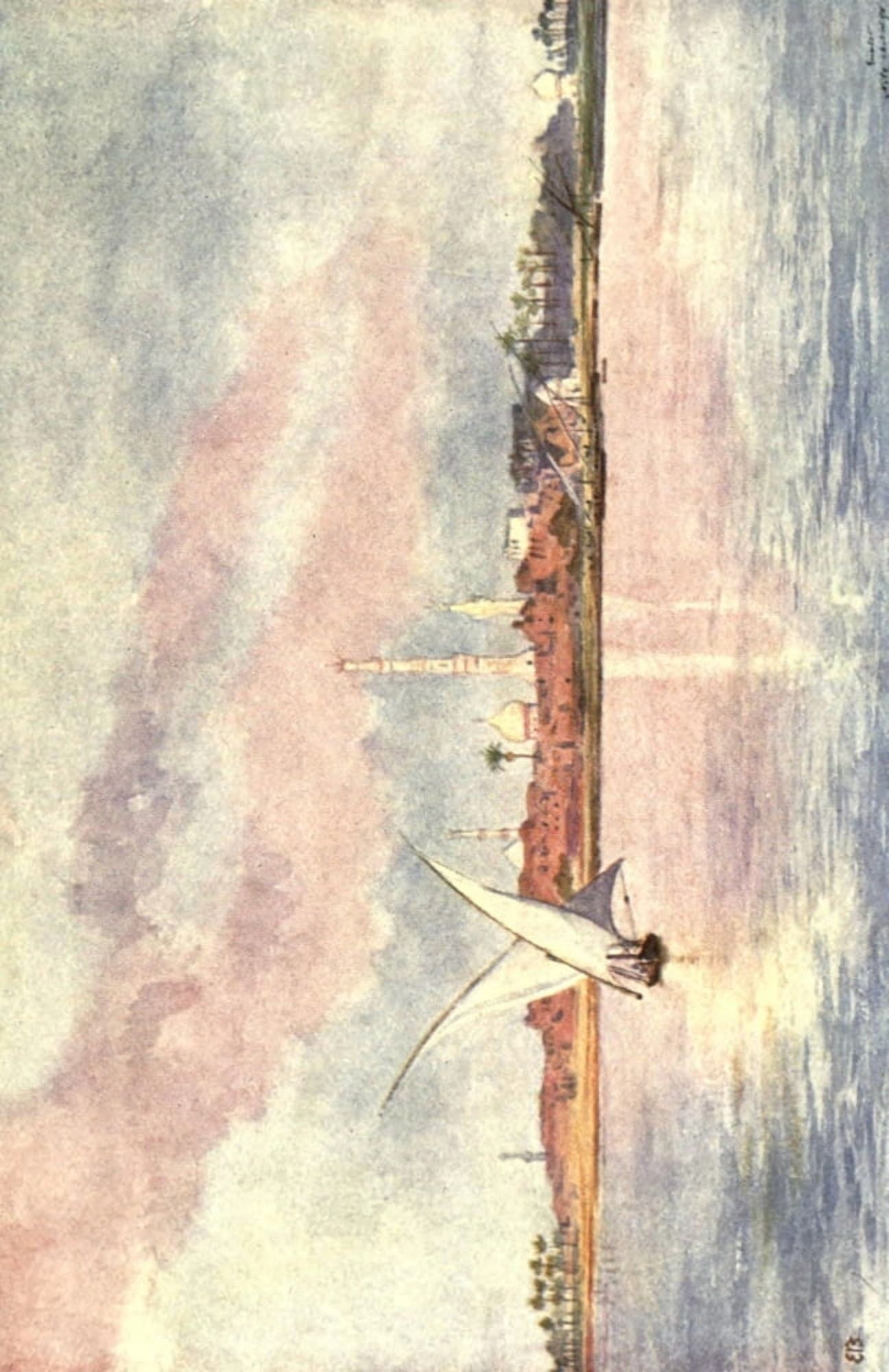 From Sketch-book & Diary 1909 Syndioor on the lower Nile Canvas Art - Elizabeth Butler (18 x 24)