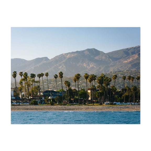 From Stearn's Wharf, Santa Barbara - Santa Barbara California Photography Unframed Wall Art Print 5 x 7 inches