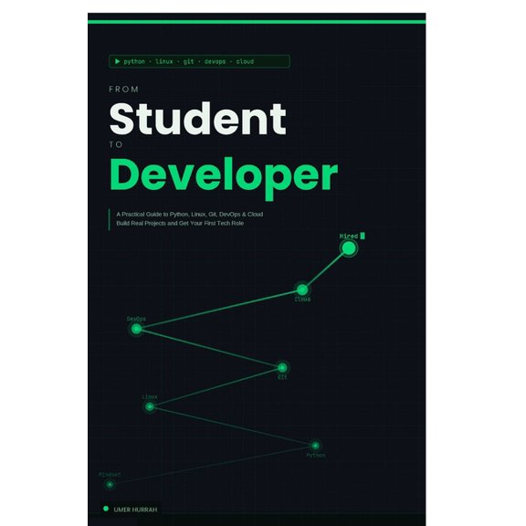 From Student to Developer: A Practical Guide to Python, Linux, Git, DevOps & Cloud: Build Real Projects and Get Your Fir, (Paperback)