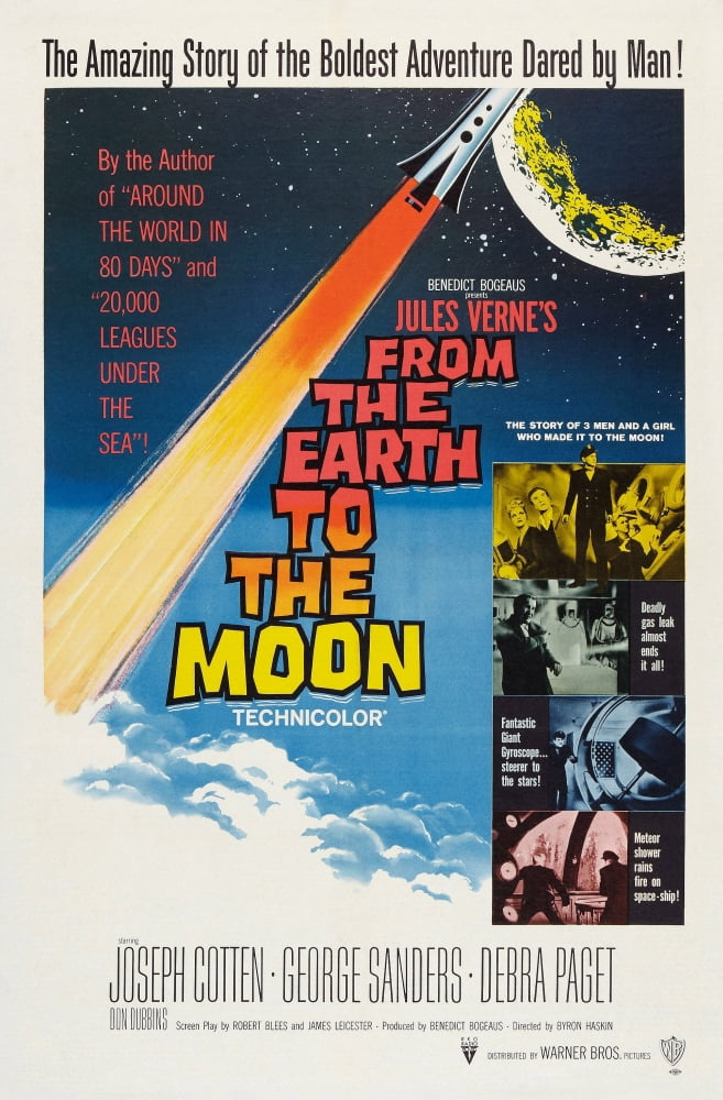 From The Earth To The Moon Canvas Art - (24 x 36)