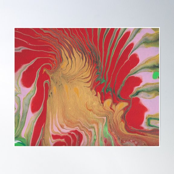 From The Flame Poster Wall Art, Modern Wall Decor, 8x12 UNFRAMED