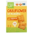 From The Ground Up Cauliflower Crackers Cheddar, 4 Oz, Pack Of 6