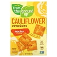 thumbnail image 1 of From The Ground Up, Cauliflower Crackers, Nacho, 4 oz Pack of 2, 1 of 2