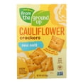 thumbnail image 1 of From The Ground Up - Cauliflower Crackers - Original - Case of 6 - 4 oz., 1 of 1