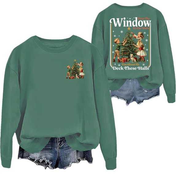 From The Windows To The Walls Christmas Sweatshirt From The Windows To The Walls Sweatshirt