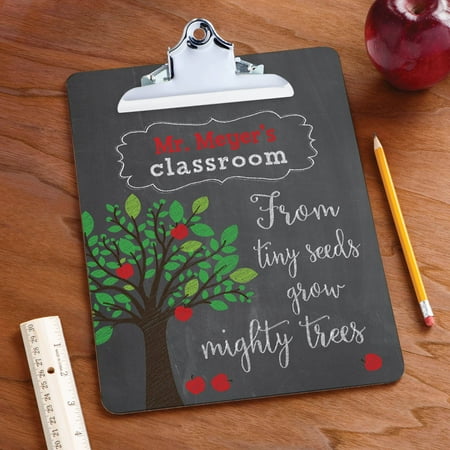 From Tiny Seeds Grow Mighty Trees Personalized Clipboard