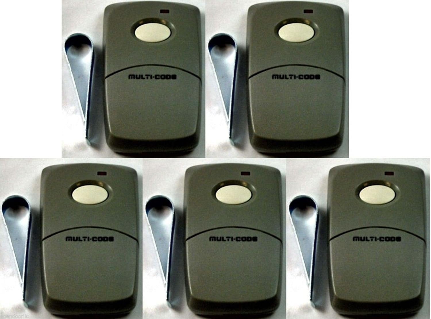 From USA) 3089 5Pack MultiCode Gate Garage Door Opener 1 Button s