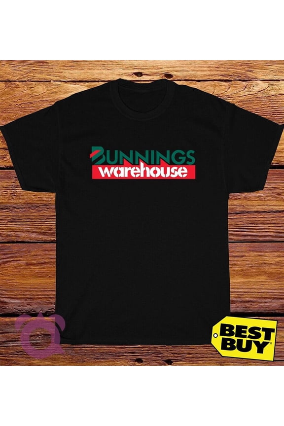 From USA Bunnings Warehouse Logo Men's Funny T-Shirt Made In USA Size S to 5XL