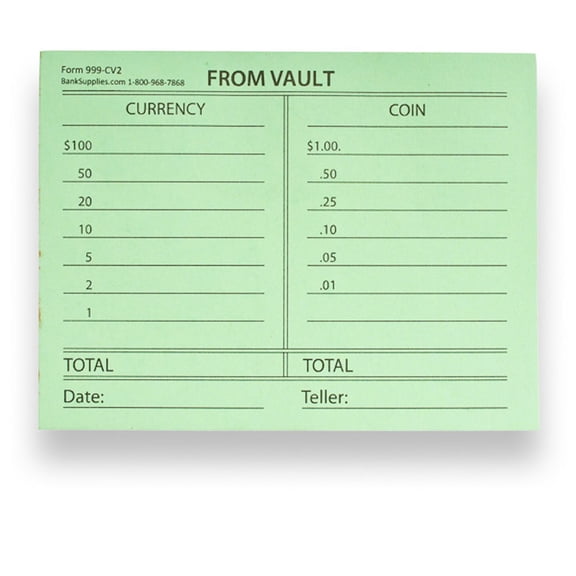 From Vault Slip -