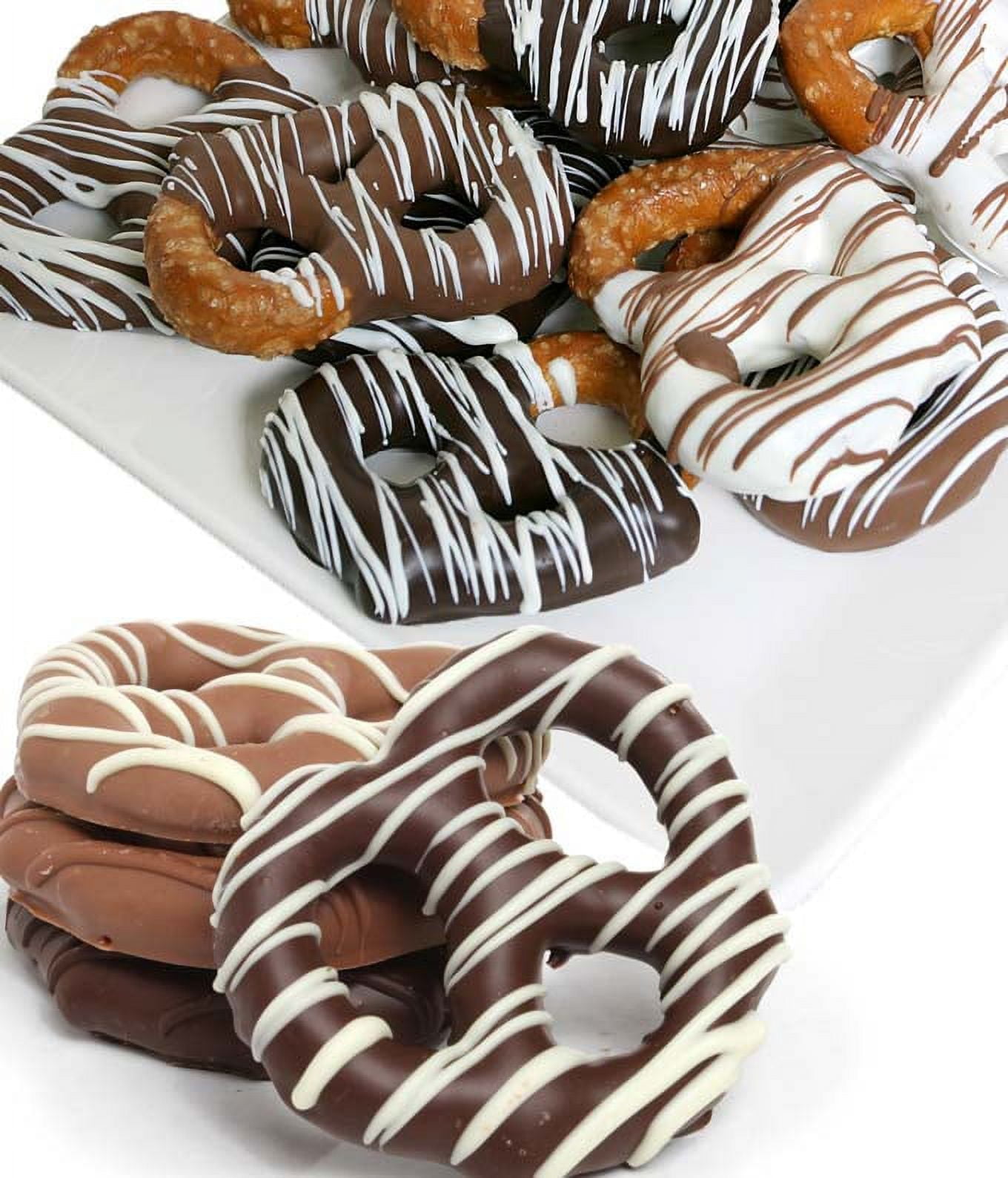 From You Flowers - 12 pc. Belgian Chocolate Dipped Pretzel Twists for Birthday, Anniversary, Get Well, Congratulations, Thank You, All Occasions