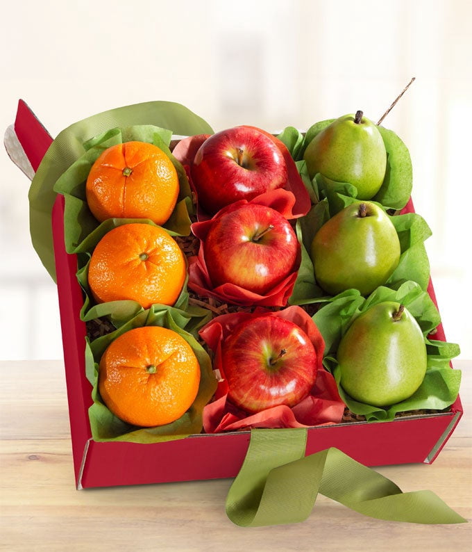 From You Flowers - 9 Piece Fruit Trio for Birthday, Anniversary, Get Well, Congratulations, Thank You, All Occasions