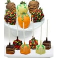 thumbnail image 1 of From You Flowers - Autumn's Chocolate Covered Strawberries & Mini Cheesecake Pops for Thanksgiving, Fall, Autumn, 1 of 6